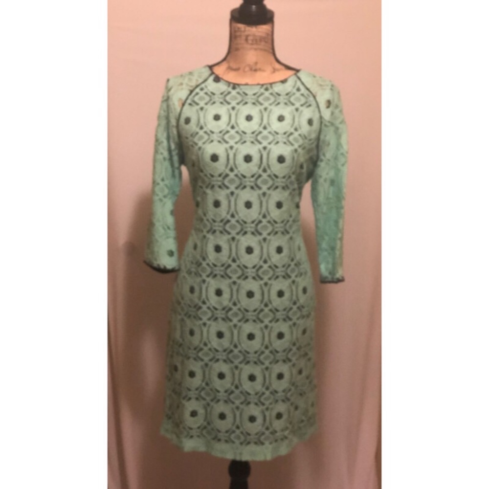 Turquoise Lace Dress